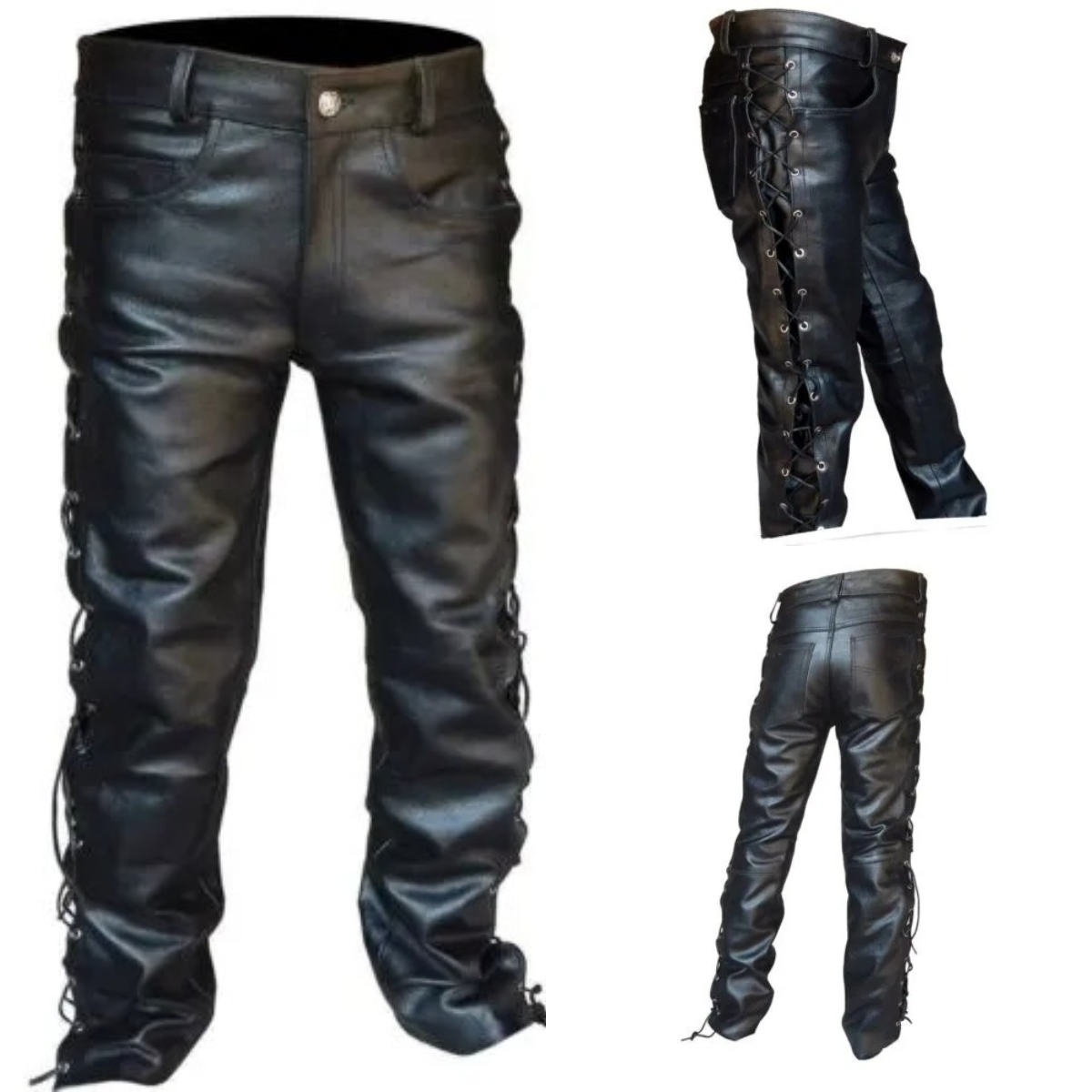 Retro Gaming Us - Pantalones Medievales para Hombre, Estilo Gótico,