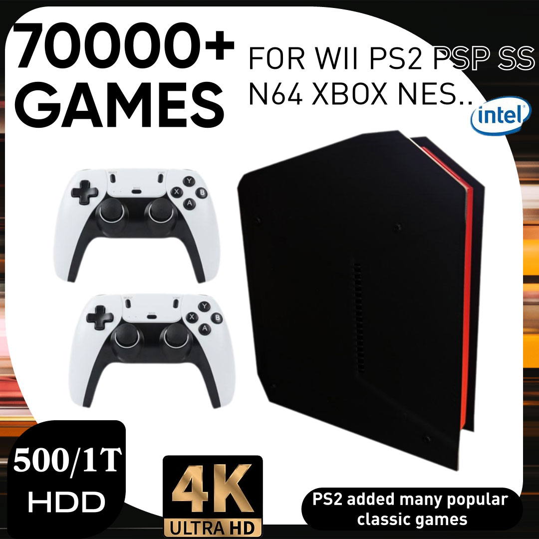Retro Gaming Ps2 - Consola de Videojuegos Retro X4 con
