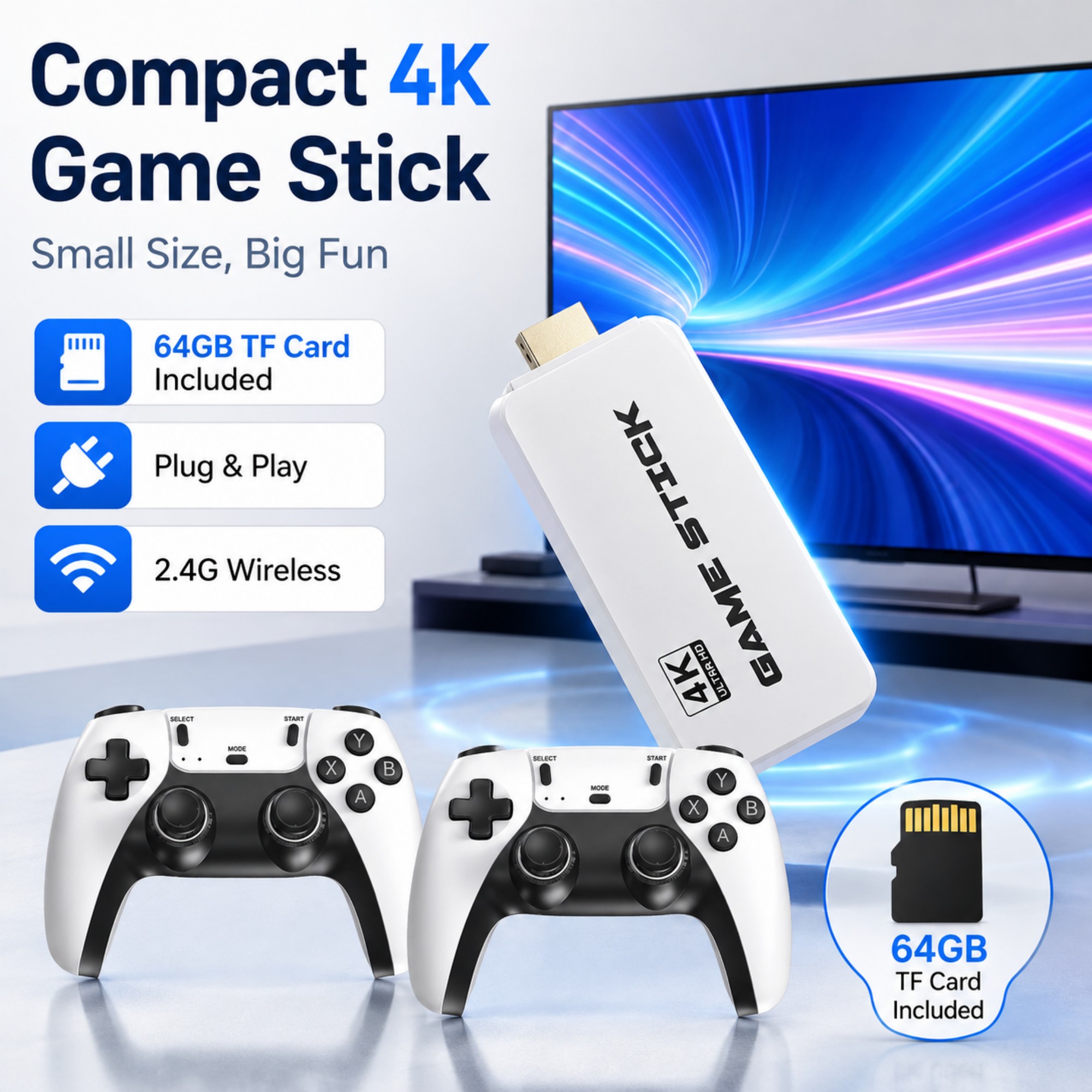 Retro Gaming Stick - Consola de Juegos Retro Game Stick