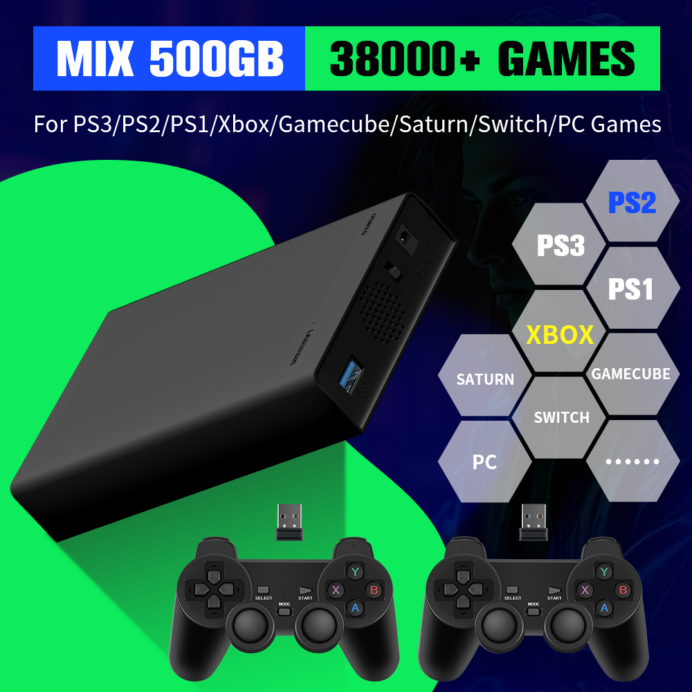 Retro Gaming Ps2 - Disco duro para juegos de 500G