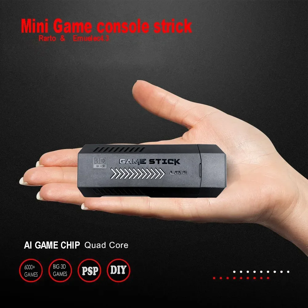 Retro Gaming Stick - Consola de Videojuegos X2 Plus 3D