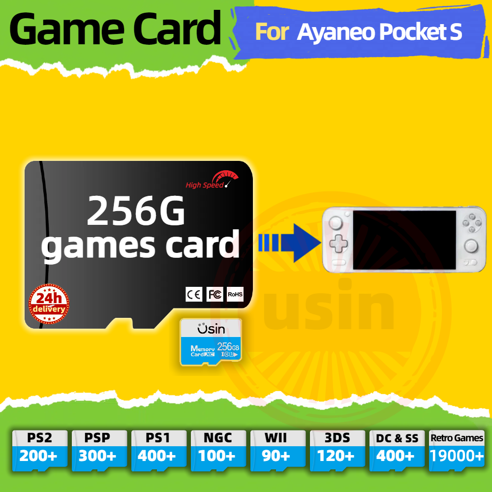 Retro Gaming Ps2 - Tarjeta de juego para Ayaneo Pocket