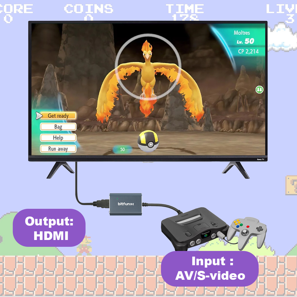 Adaptador Bitfunx 720P Svideo/ - Retro Gaming Device reseña y precio