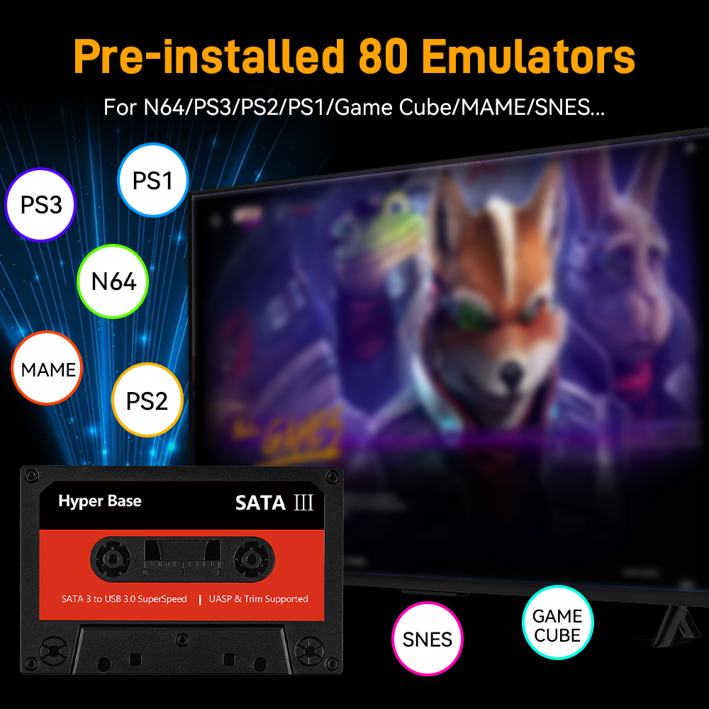 Batocera 500G/2T emulador jueg - Retro Gaming Emulator reseña y precio