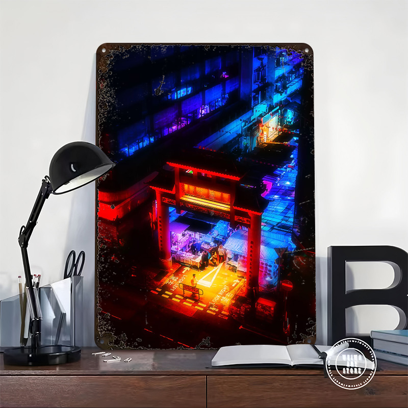 Letrero Metálico Vintage Perso - Retro Gaming Market reseña y precio