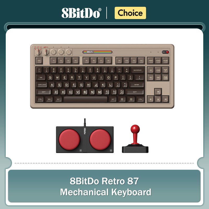 Teclado mecánico retro 8BitDo, - Retro Gaming Us reseña y precio