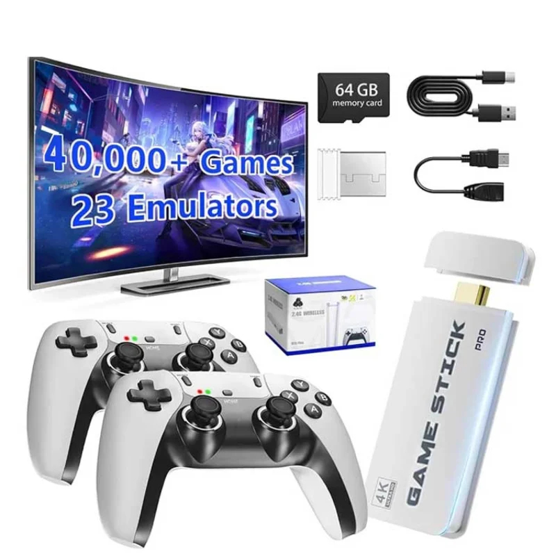 M15 4K TV Game Stick 64GB Cons - Retro Gaming Stick reseña y precio