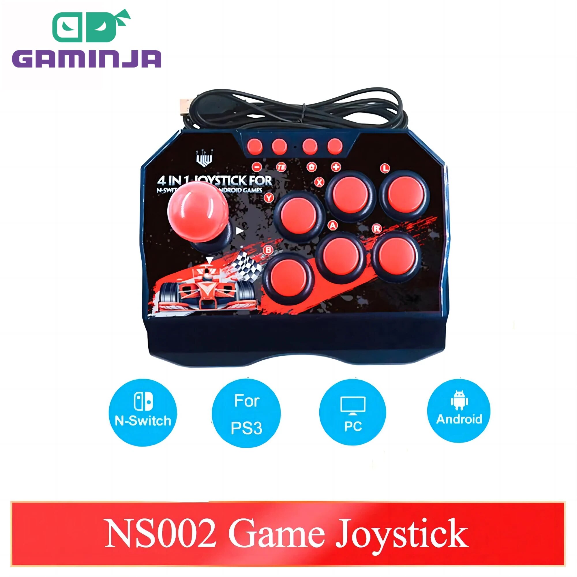GAMINJA NS002 4 en 1 Retro Arc - Retro Gaming Device reseña y precio