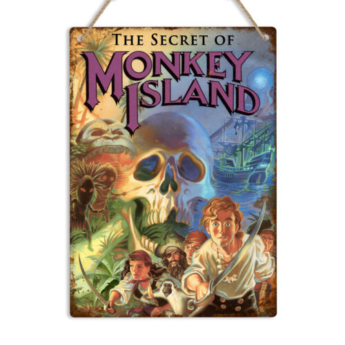 MONKEY ISLAND Amiga - Letrero  - Retro Gaming Us reseña y precio