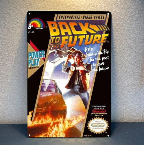 Póster Metálico Retro de Back  - Retro Gaming Us reseña y precio